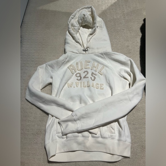 youth ruehl white hoodie - Picture 1 of 3
